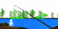 Fishing animation